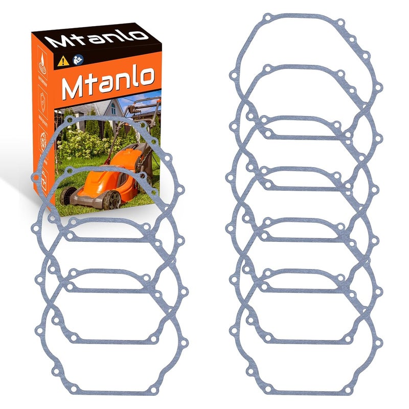 Mtanlo 10Pcs for Honda GX390 13HP GX340 11HP Crankcase Cover Sump Gasket 11381ZE3801, 10Pcs Crankcase Gasket. - Image 1